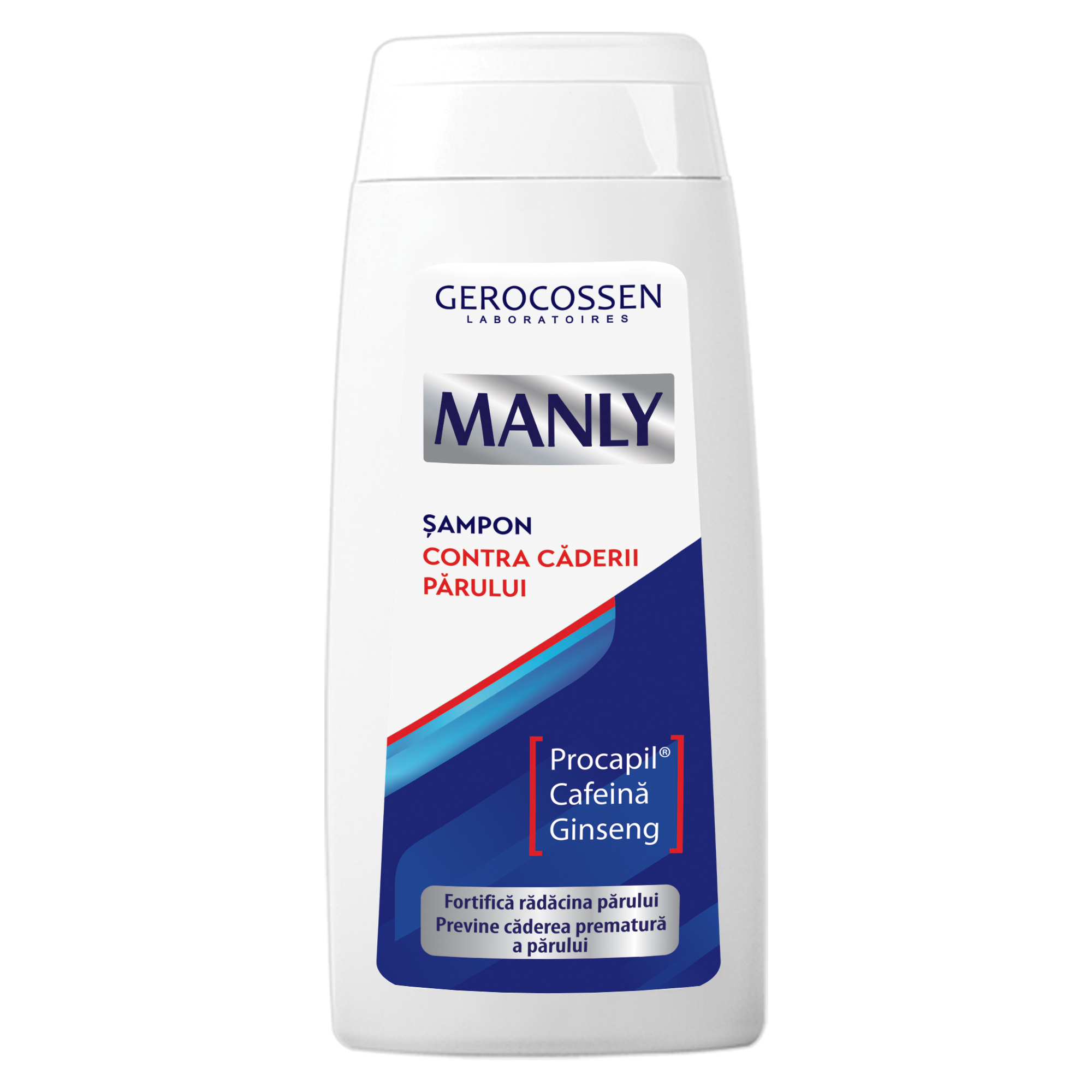 Sampon contra caderii parului Manly, 275ml, Gerocossen