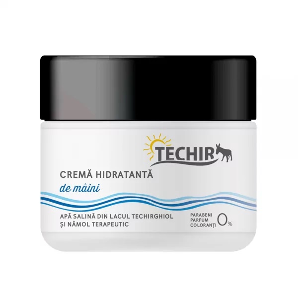 Crema hidratanta de maini, 50g, Techir