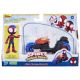 Set motocicleta si figurina Miles Morales Spider Man, +3 ani, 10 cm, Hasbro 620947