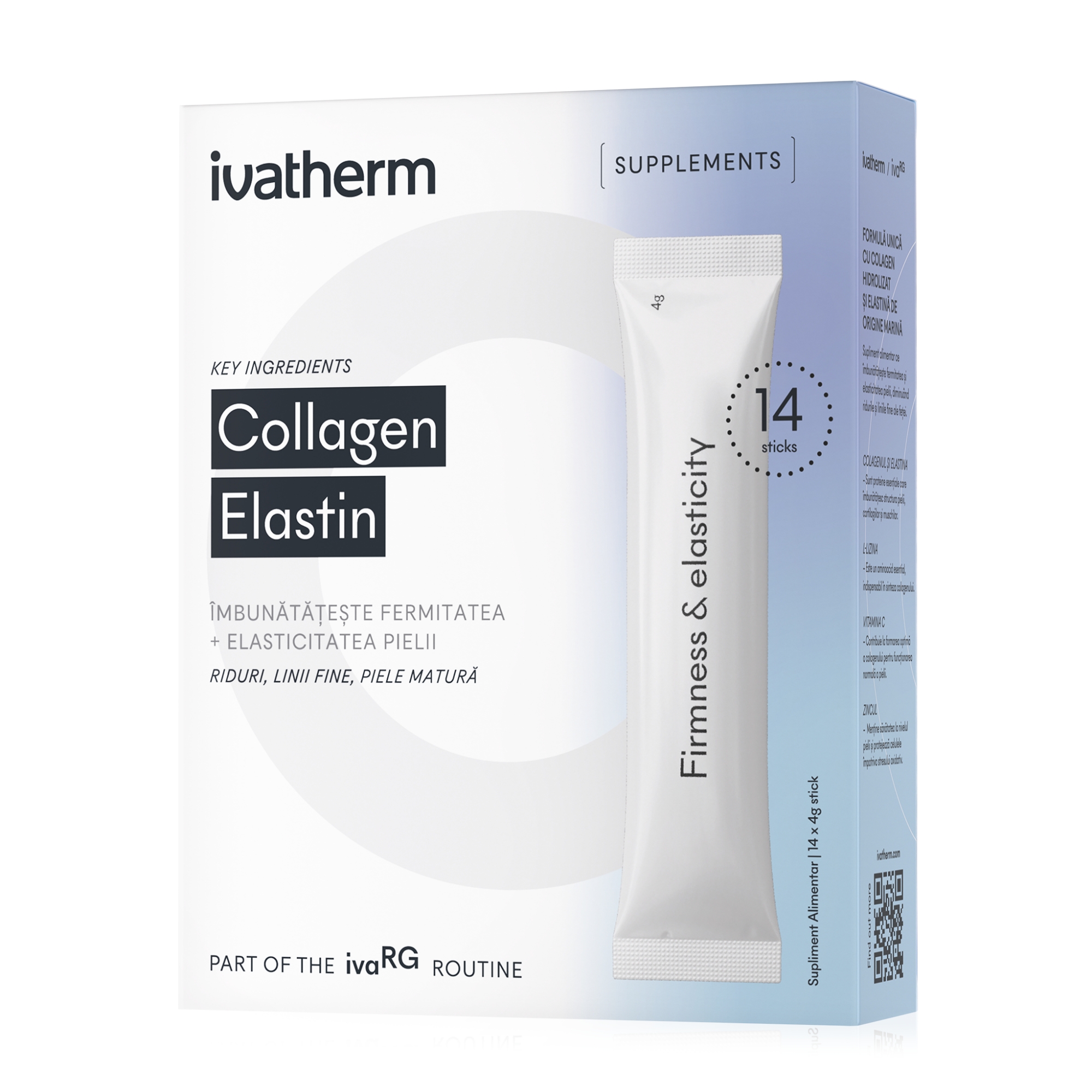 Colagen si Elastina, 14 plicuri, Ivatherm