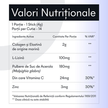 Colagen si Elastina, 14 plicuri, Ivatherm 625476