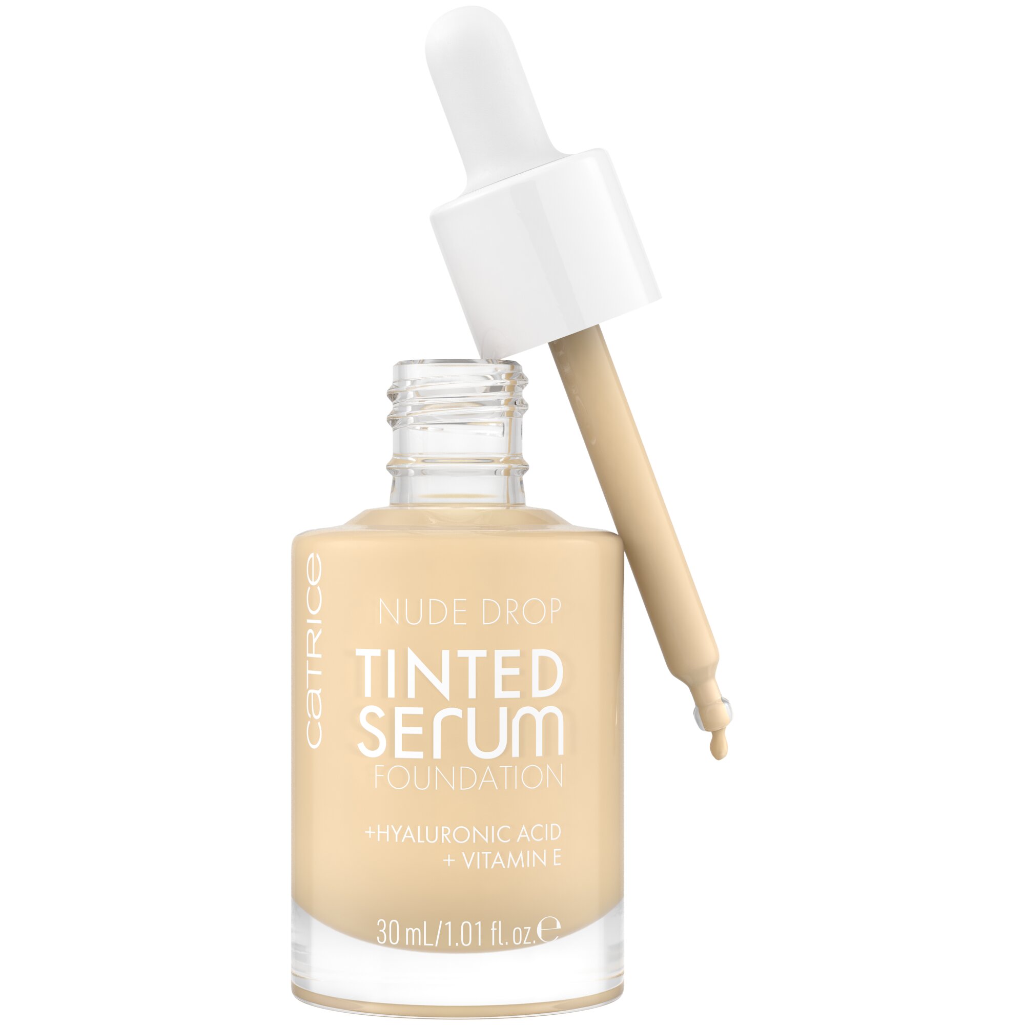 Fond de ten Nude Drop Tinted Serum Foundation, 010N, 30ml, Catrice