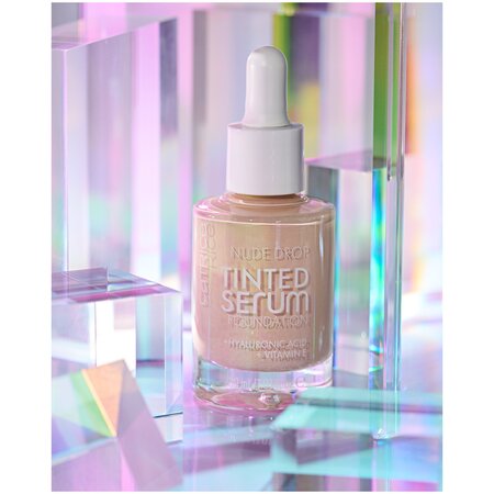 Fond de ten Nude Drop Tinted Serum Foundation, 040N, 30 ml, Catrice 621239