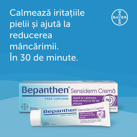 Bepanthen Crema Sensiderm, 50 g, Bayer 538686