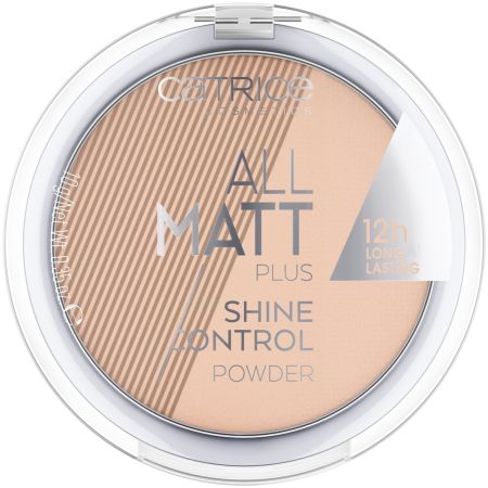 Pudra compacta All Matt Plus Shine Control, 030 - Warm Beige, 10 g, Catrice