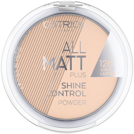 Pudra compacta All Matt Plus Shine Control, 025 - Sand Beige, 10 g, Catrice