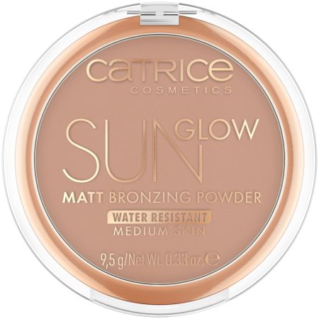 Pudra bronzanta Sun Glow Matt Bronzing, 030 - Medium Bronze, 9.5 g, Catrice