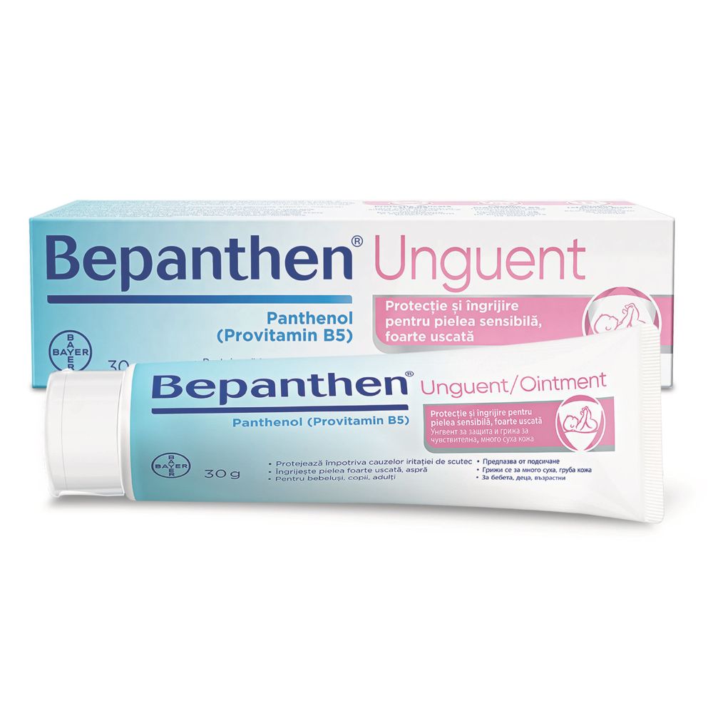 Bepanthen Unguent pentru iritatiile de scutec, 30g, Bayer