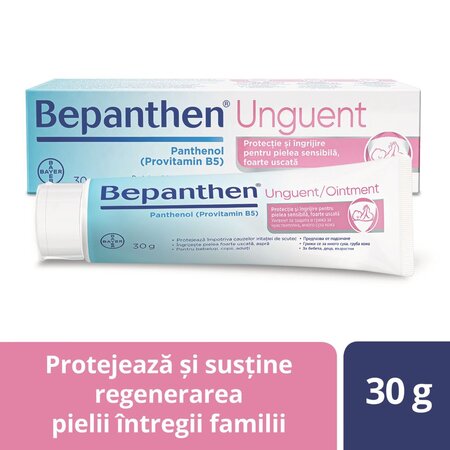 Bepanthen Unguent pentru iritatiile de scutec, 30g, Bayer 652920