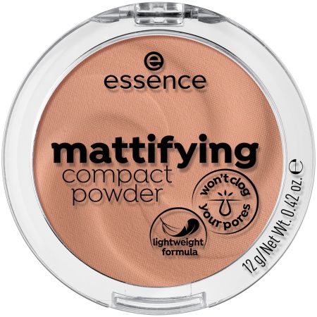 Pudra compacta matifianta Mattifying Compact Powder, 02 - Soft Beige, 12 g, Essence