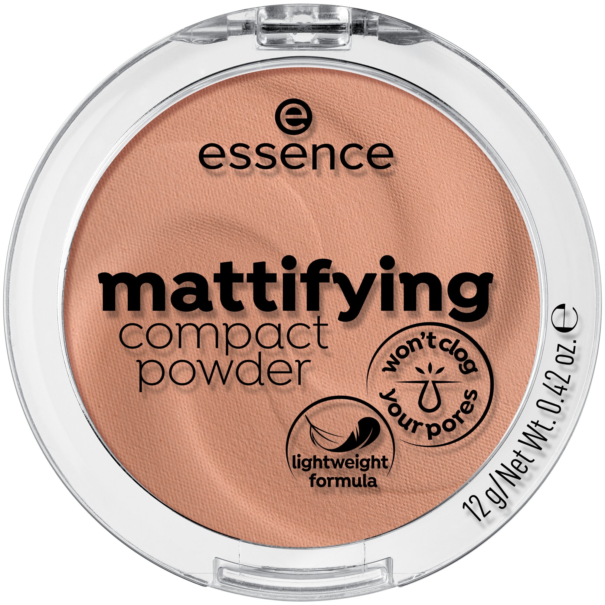 Pudra compacta matifianta Mattifying Compact Powder, 02 - Soft Beige, 12 g, Essence