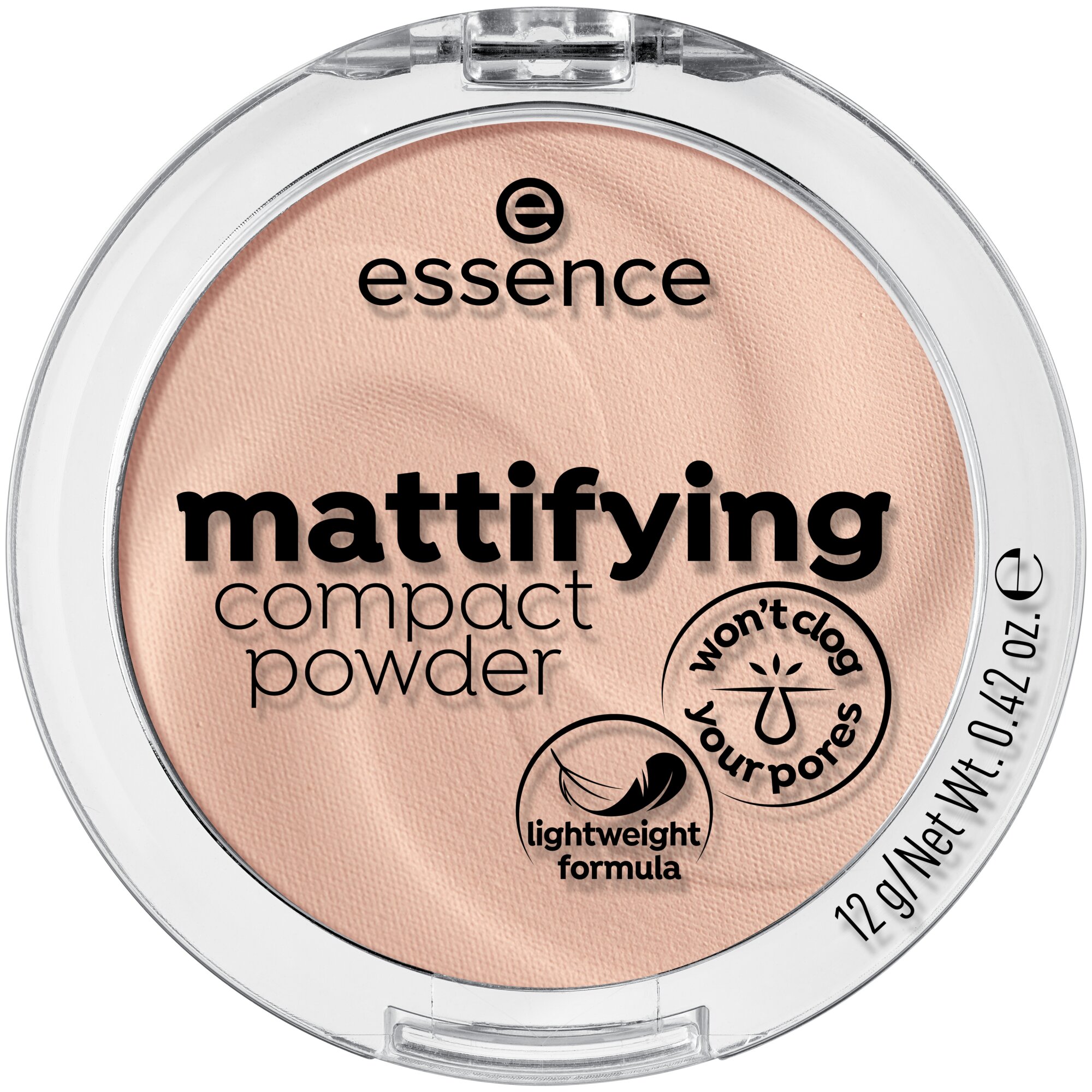 Pudra compacta matifianta Mattifying Compact Powder, 11 - Pastel Beige, 12 g, Essence