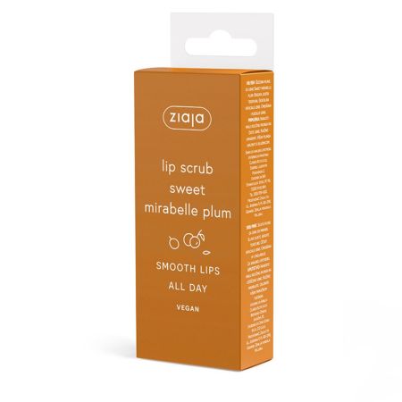 Scrub de buze cu pruna dulce Lip Care, 12 ml, Ziaja 621771