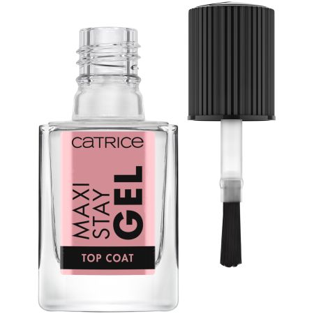 Gel Top Coat pentru unghii Maxi Stay, 10.5 ml, Catrice