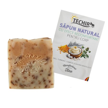 Sapun natural reconfortant, 120 g, Techir