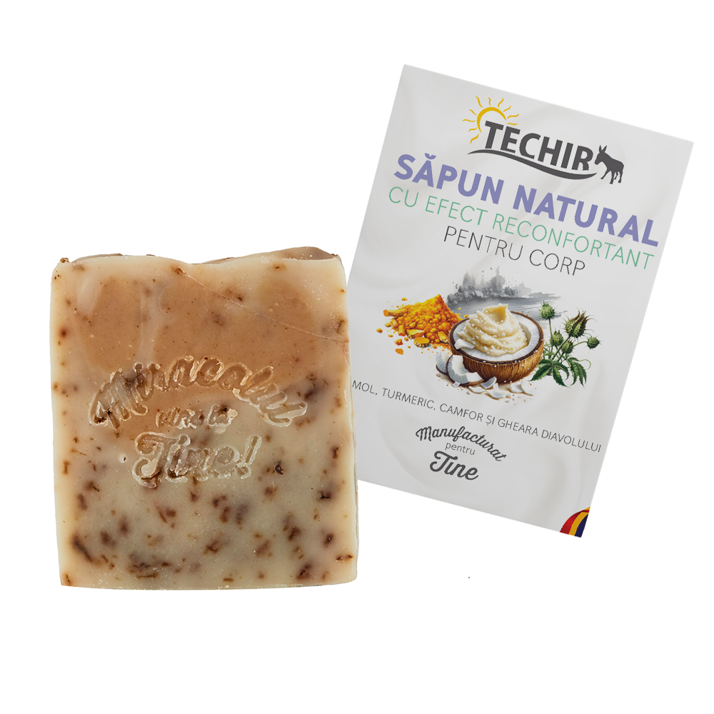 Sapun natural reconfortant, 120 g, Techir