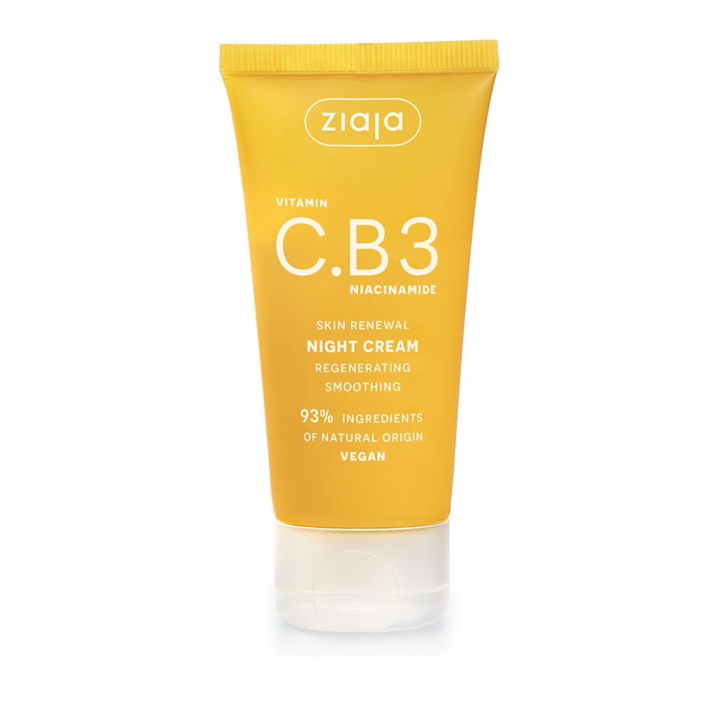 Crema de noapte Vitamin C.B3 Niacinamide, 50ml, Ziaja