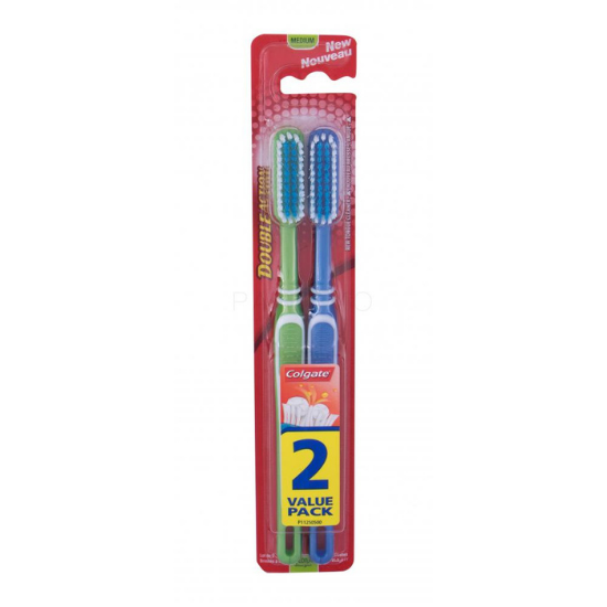 Periute de dinti Double Action, 2buc, Colgate 