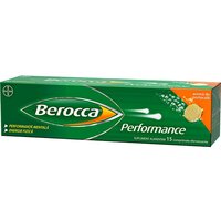 Berocca Performance Multivitamine, 15 comprimate efervescente cu aroma de portocala, Bayer