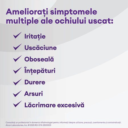 Picaturi oftalmice lubrifiante fara conservanti Systane, 10 ml, Alcon 816827