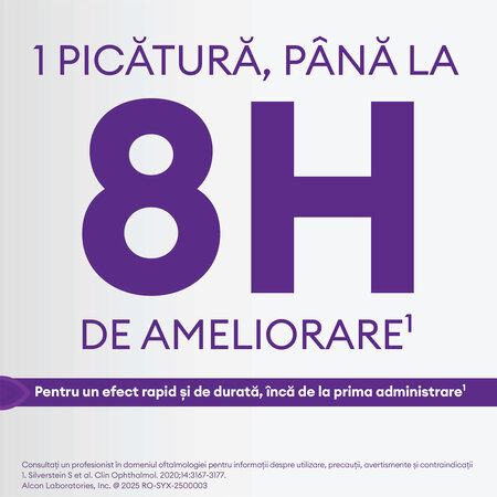 Picaturi oftalmice lubrifiante fara conservanti Systane, 10 ml, Alcon 816828
