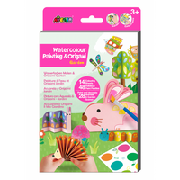 Set creativ 2 in 1 Pictura si Origami Gradina, 3 ani+, Avenir