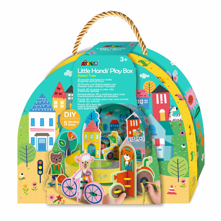 AVENIR SET DE JOACA CREATIVA SI LIBERA PORTABIL - ORASUL ANIMALELOR CH231915