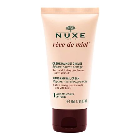 Crema pentru maini si unghii Reve de Miel, 50 ml, Nuxe