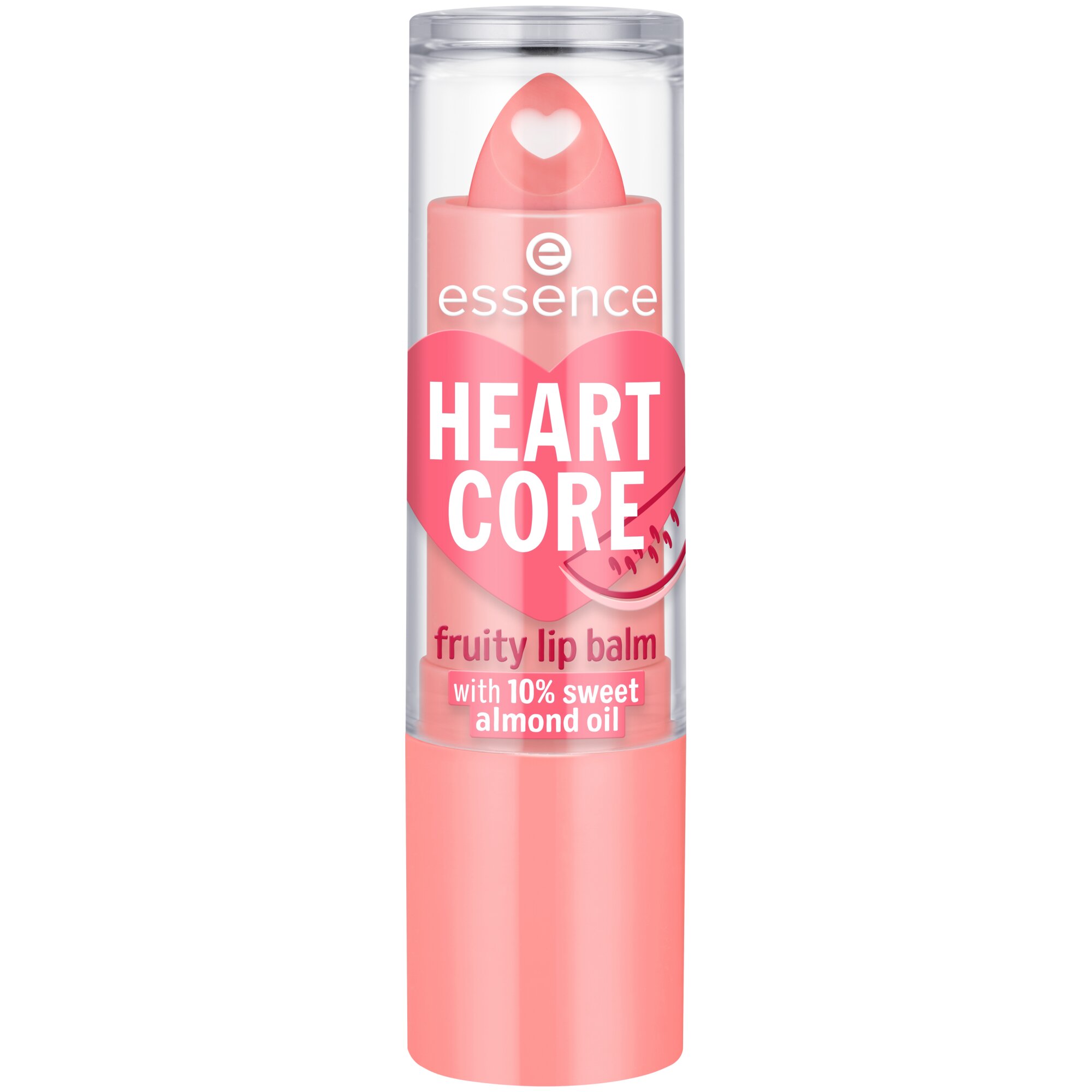 Balsam pentru buze Heart Core, 03 - Wild Watermelon, 3 g, Essence