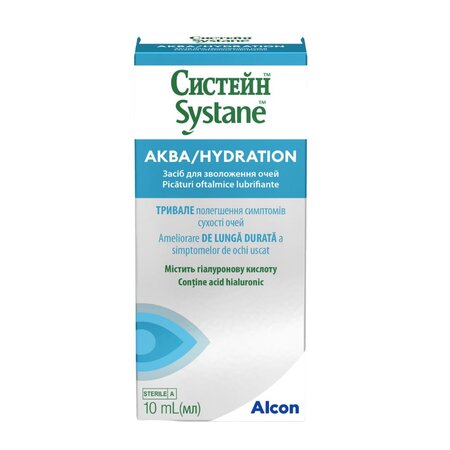 Picaturi oftalmice lubrifiante, Systane Hydration, 10 ml, Alcon 691230