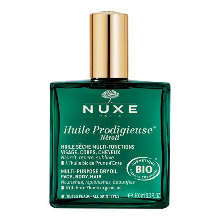 Ulei multifunctional BIO pentru fata, corp si par Huile Prodigieuse Neroli, 100 ml, Nuxe