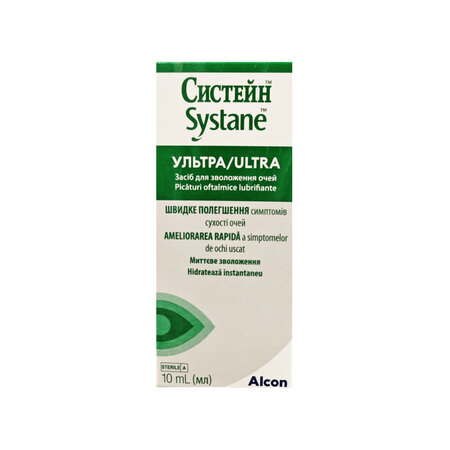 Picaturi oftalmice lubrifiante, Systane Ultra, 10 ml, Alcon