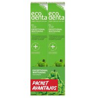 Pachet pasta de dinti cu bergamot, uleiuri de lamaie si kalident, 2x75ml, Ecodenta