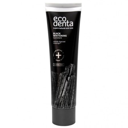 ECODENTA PASTA DINTI BLACK WHITENING CU CARBUNE SI TEAVIGO 75 ML 1211A