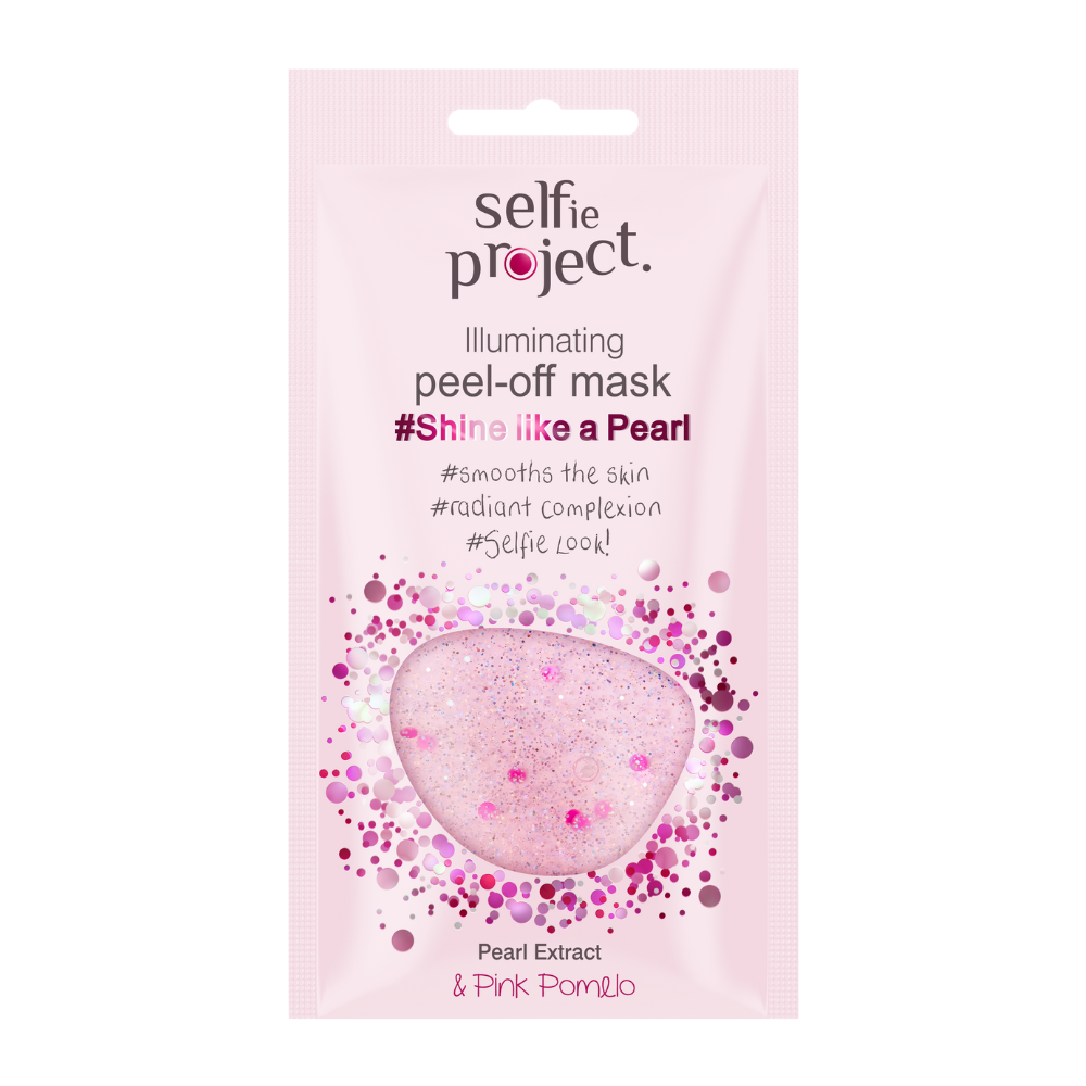 Masca de fata exfolianta Shine Like a Pearl, 12 ml, Selfie Project