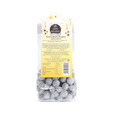 Perle cu Miere si Propolis, 100 g, Apidava 761722