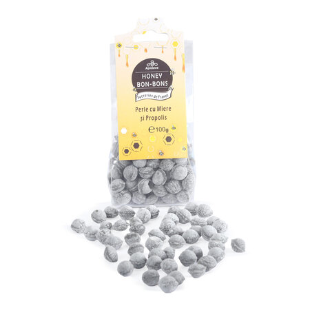 Perle cu Miere si Propolis, 100 g, Apidava 761721