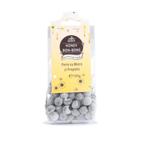 Perle cu Miere si Propolis, 100 g, Apidava