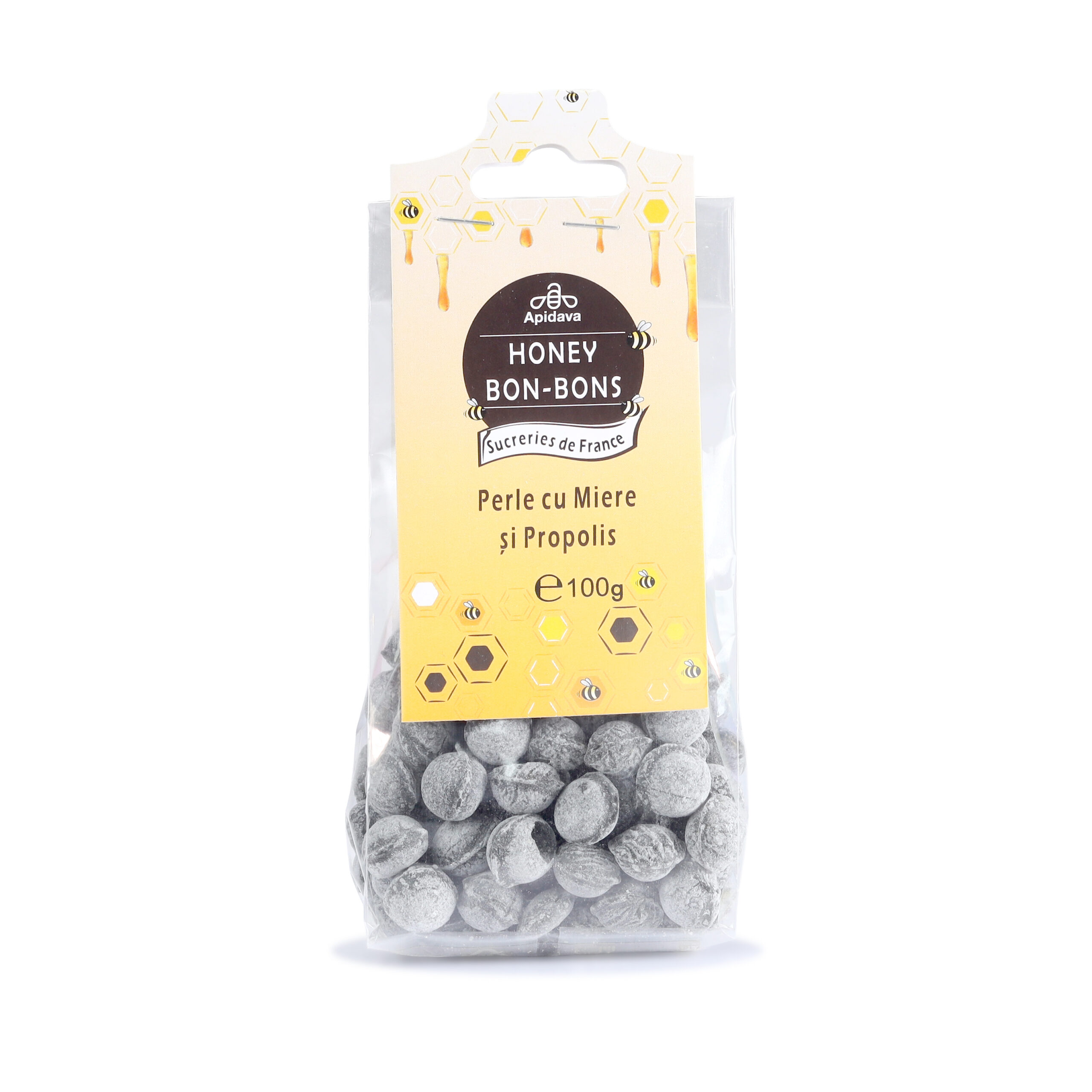Perle cu Miere si Propolis, 100 g, Apidava