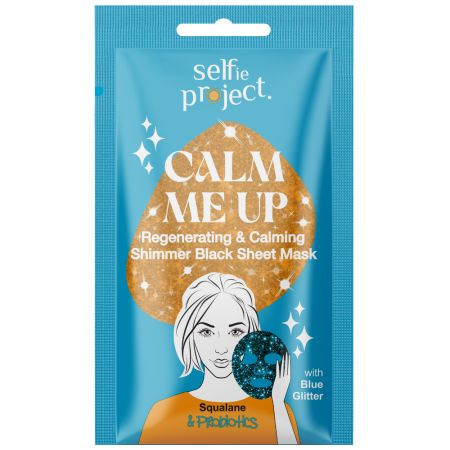 Masca de fata regeneranta si calmanta Calm Me Up, 20 ml, Selfie Project