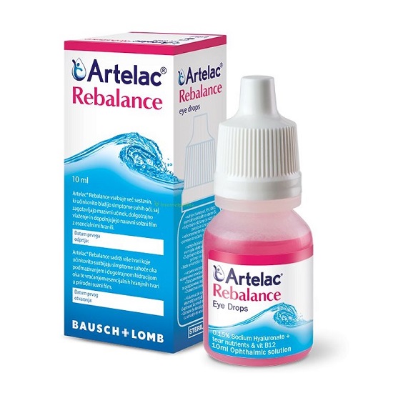 Picaturi oftalmice Artelac Rebalance, 10 ml, Bauch&Lomb