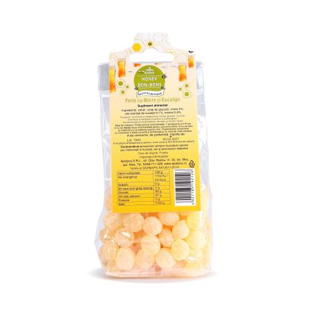 Perle cu Miere si Eucalipt, 100 g, Apidava 761120