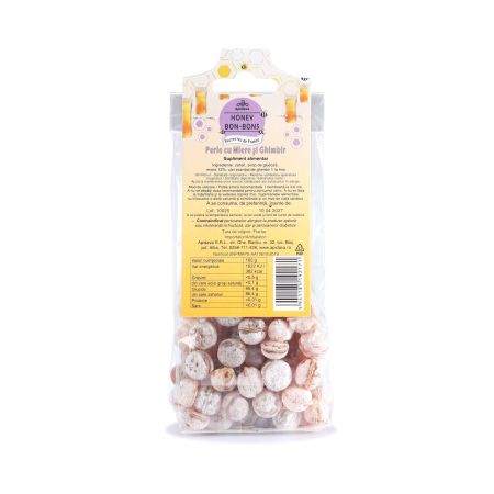 Perle cu Miere si Ghimbir, 100 g, Apidava 761125