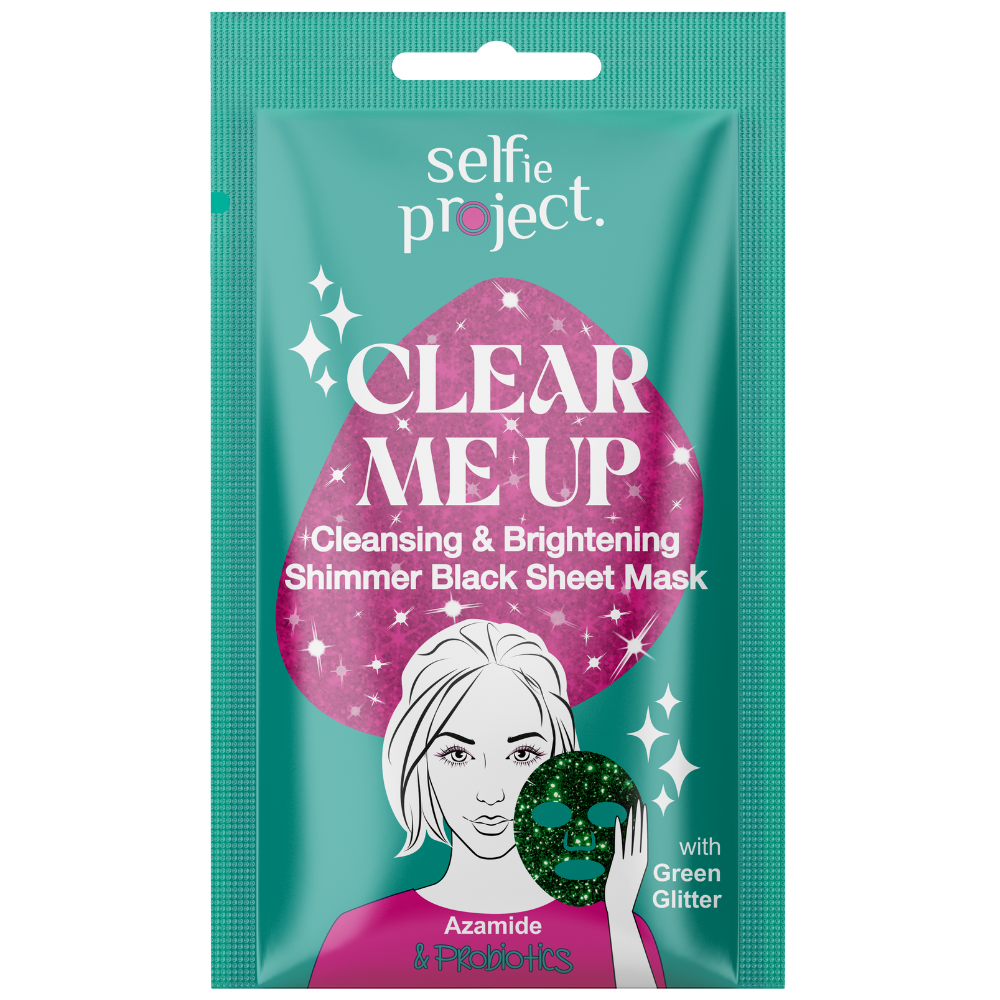 Masca de fata pentru curatare iluminanta Clear Me Up, 20 ml, Selfie Project