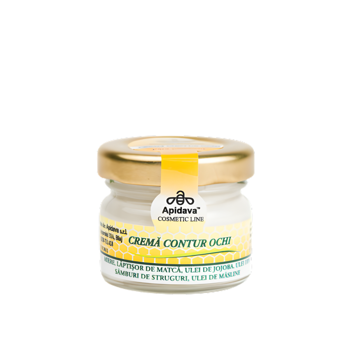 Crema contur ochi miere si laptisor de matca, 30ml, Apidava