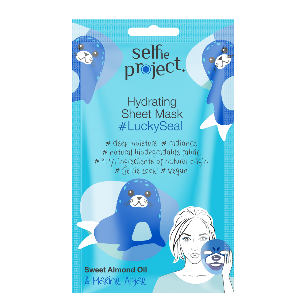 Masca de fata hidratanta LuckySeal, 15 ml, Selfie Project