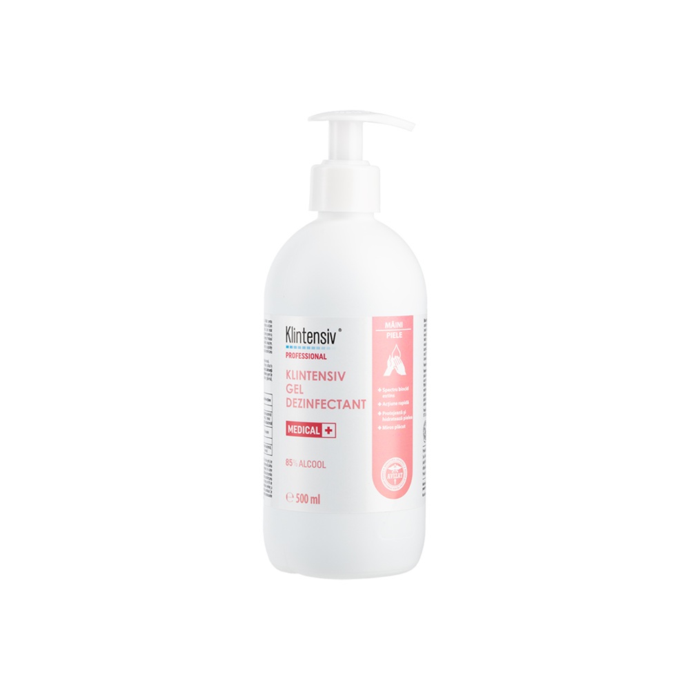 Gel dezifectant pentru maini, 500 ml, Klintensiv