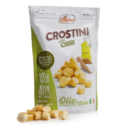 VALLEDORO MINI CRUTOANE CU ULEI MASLINE 100 GR