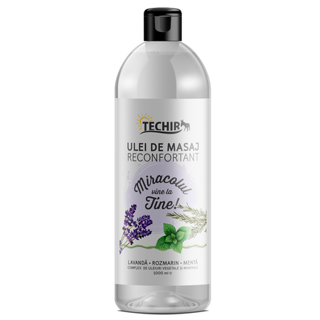 Ulei de masaj terapeutic, 1000ml, Techir