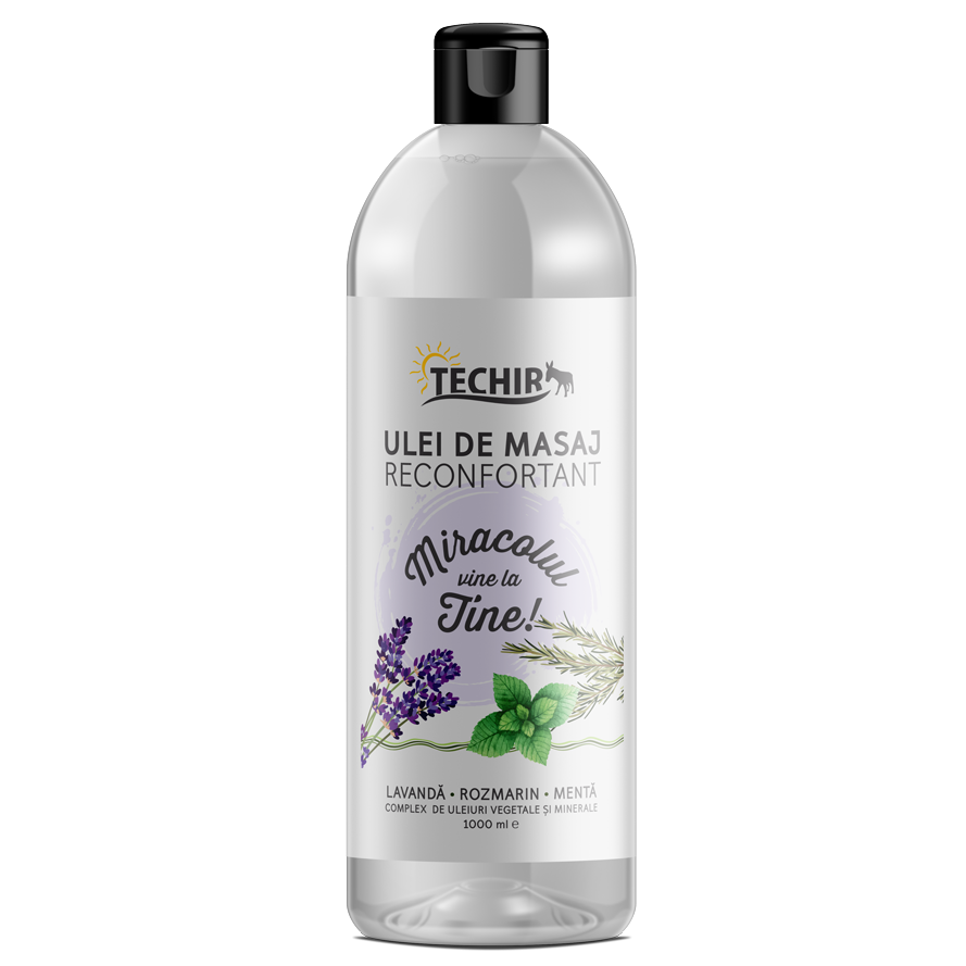 Ulei de masaj reconfortant, 1000 ml, Techir